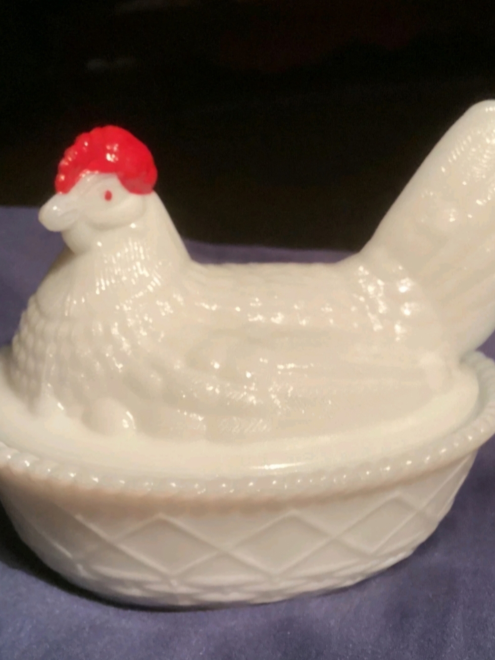 White Hen on Nest Ceramic Covered Dish - Westmoreland